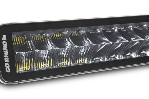 Go Rhino Xplor Blackout Series Dbl Row LED Light Bar (Side/Track Mount) 40in. - Blk - 754004011CDS