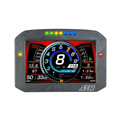 AEM CD-7L Carbon Logging Flush Digital Dash Display - 30-5701F