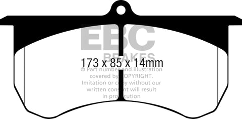 EBC 12-13 Land Rover Ranger Rover Sport Bluestuff Rear Brake Pads - DP52068NDX