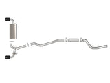 aFe POWER Takeda 2021 Toyota Supra 2.0L (t) 2.5in-3in 304 SS CB Exhaust w/ Black Tips - 49-36050-B