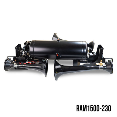 Kleinn 09-18 Dodge Ram 1500 Onboard Air System w/ Model 230 Horns - RAM1500-230