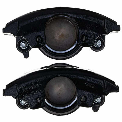 Power Stop 94-97 GMC Yukon Front Black Caliper w/o Bracket (Pair) - S4297BLK