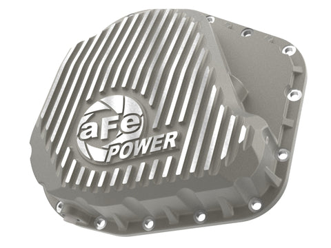 aFe POWER Street Series Rear Diff Cover Raw w/ Machined Fins Ford F-250/350 23-26 (Sterling 11.6) - 46-71490A