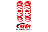 BMR 05-14 S197 Mustang GT/GT500 Rear Performance/Drag Lowering Springs - Red - SP012R