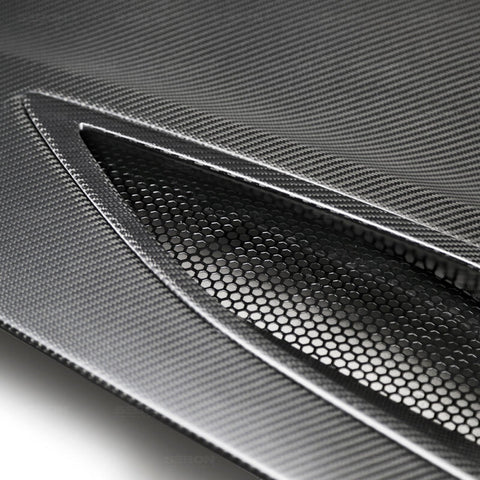 Seibon 17-18 Acura NSX OEM-style Dry Carbon Hood - HD17ACNSX-OE-DRY