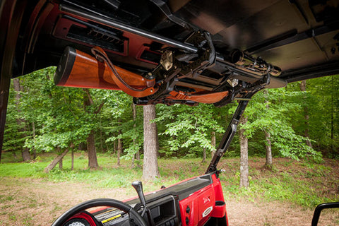 Seizmik 04+ A Cat/ Hon/JD/ Kaw/ Pol/ Suz/ Yam OHGR 2 Gun Rack 1.75 Clamp - 7300