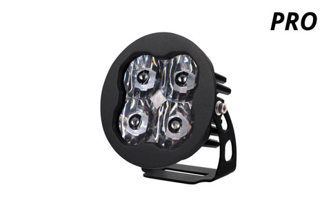 Diode Dynamics SS3 LED Pod Pro - White SAE Fog Round (Single) - DD6146S