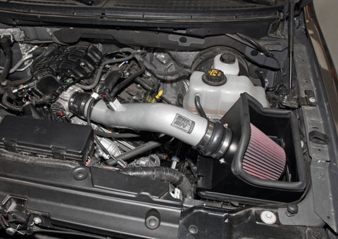 K&N 11-13 Ford Edge 3.5/3.7L-V6 Silver High Flow Performance Kit - 77-2583KS