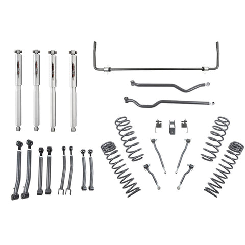 Belltech 18-19 Wrangler Rubicon JL 4dr 4in Trail Performance Lift Kit w/ Rear Sway Bar - 153205TPS