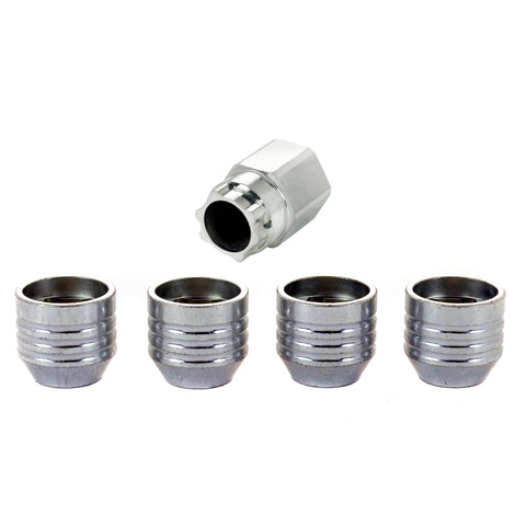 McGard Wheel Lock Nut Set - 4pk. (Under Hub Cap / Cone Seat) M14X2.0 / 13/16 Hex / .893in. Length - 24024