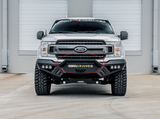 Road Armor 18-20 Ford F150 SPARTAN Front Bumper Bolt-On Pre-Runner Guard - Tex Blk - 6181XFPRB