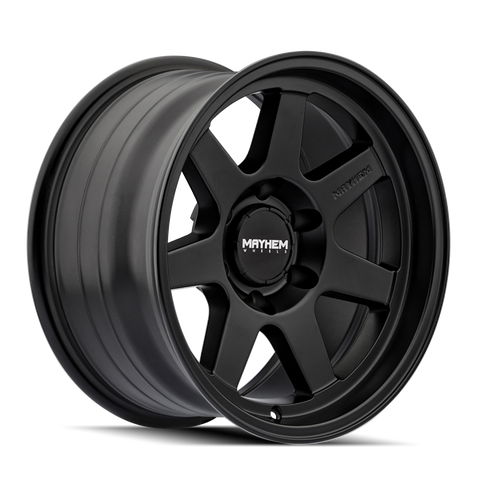 Mayhem 8307 Convoy 17x9 / 6x139.7 BP / -6mm Offset / 106mm Hub Satin Black Wheel - 8307-7983MB