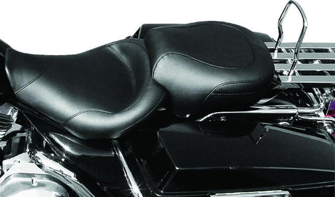 Mustang 97-07 Harley Road King, 06-07 Street Glide, 00-05 Eagle Std Touring Solo Seat - Black - 75459