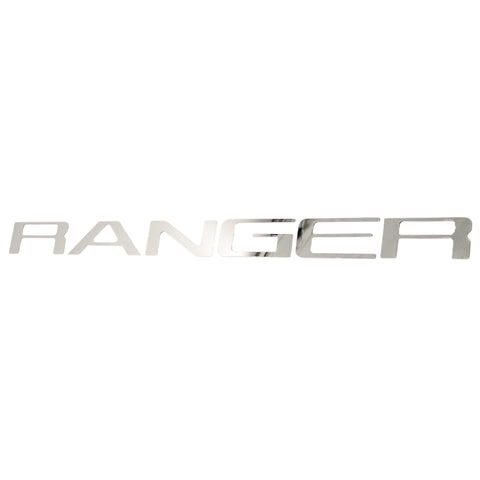 Putco 19-20 Ford Ranger - Stainless Steel Tailgate Letters RANGER - 55554FD