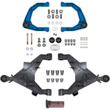 Camburg 22-25 Toyota Tundra 2WD/4WD Blue KINETIK Uniball Trail Series Long Travel Kit w/ Billet UCA - CAM-310217-K-BLU