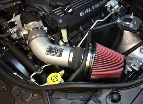 K&N 12-15 Jeep Grand Cherokee SRT 8 6.4L V8 High Flow Performance Intake Kit - 77-1567KS