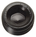 Russell Performance 1/2in Allen Socket Pipe Plug (Black) - 662063