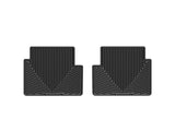 WeatherTech 13+ Ford Escape Rear Rubber Mats - Black - W284