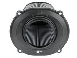 aFe Quantum Pro DRY S Air Filter Flat Top - 5in Flange x 9in Height - 21-90098