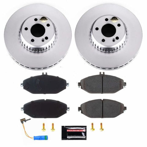 Power Stop 17-18 Mercedes-Benz C300 Front Z23 Evolution Sport Coated Brake Kit - CRK7963