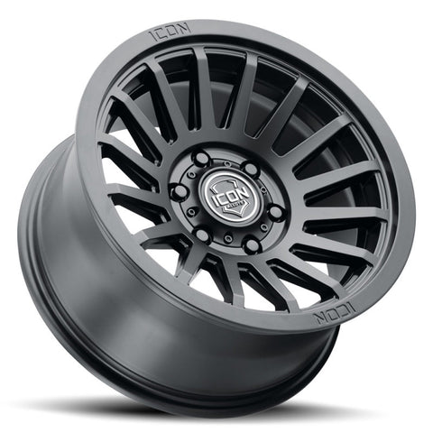 ICON Recon SLX 17x8.5 5x4.5 0mm Offset 4.75in BS 71.5mm Bore Satin Black Wheel - 3617856547SB