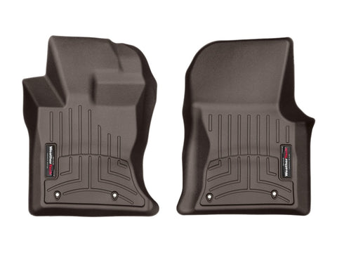 WeatherTech 2017+ Jaguar F-Pace Front FloorLiner - Cocoa - 479631