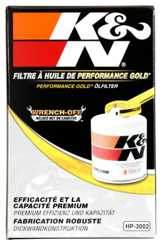 K&N Oil Filter OIL FILTER; AUTOMOTIVE - HP-3002