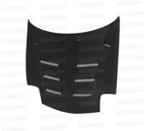 Seibon 93-96 Mazda RX-7 ST Carbon Fiber Hood - HD9396MZRX7-ST