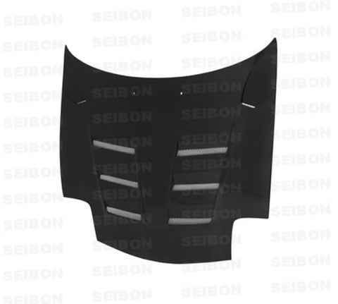 Seibon 93-02 Mazda RX7 FD3S TS Style Carbon Fiber Hood - HD9396MZRX7-TS