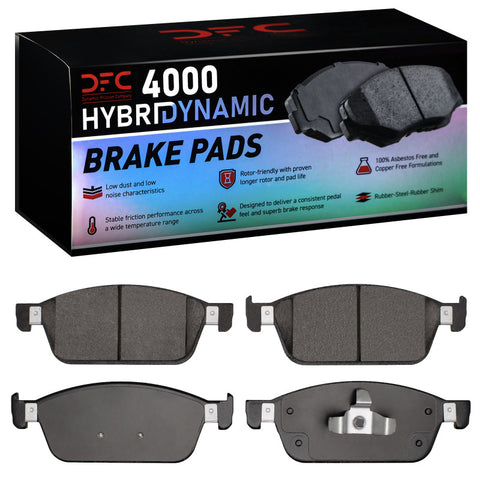 DFC 13-23 Lincoln Mkc Front 4000 Hybridynamic Brake Pads - 4000-1771-00