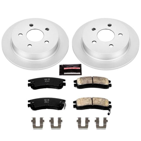 Power Stop 04-05 Buick Century Rear Z17 Evolution Geomet Coated Brake Kit - CRK1558