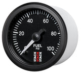 Autometer Stack 52mm 0-100 PSI 1/8in NPTF Male Pro Stepper Motor Fuel Pressure Gauge - Black - ST3306