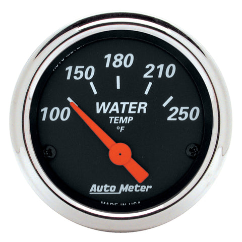 Autometer Designer Black 70-72 Chevelle/ El Camino/ Malibu Dash Kit 6pc Tach/MPH/Fuel/Oil/WTMP/Volt - 7026-DB