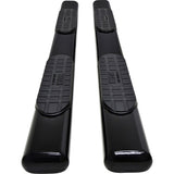 Westin 19-21 Chevrolet Silverado Crew Cab PRO TRAXX 6 Oval Nerf Step Bars - Black - 21-64135