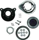 S&S Cycle 08-16 Touring/16-17 Softail Models Stealth Air Stinger Kit w/ Chrome Teardrop - 170-0719A