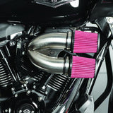 S&S Cycle 17-20 M8 Models Tuned Induction Air Cleaner Kit - Stainless Steel - 170-0565A