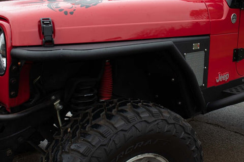 Fishbone Offroad 97-06 Jeep Wrangler Front Tube Fenders Paintable Mesh Upgrade - FB23239