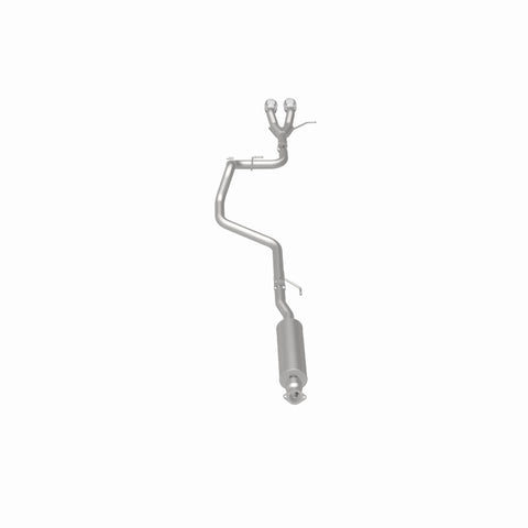 MagnaFlow 13 Hyundai Veloster 1.6L Turbo Dual Center Rear Exit Stainless Cat Back Perf Exhaust - 15215