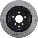 StopTech 06-07 350Z / 05-07 G35 / 06-07 G35X SportStop Slotted & Drilled Rear Left Rotor - 127.42088L