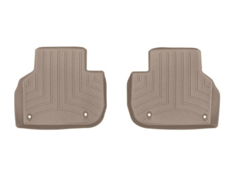WeatherTech 2016+ Jaguar XF Rear FloorLiner - Tan - 4510032