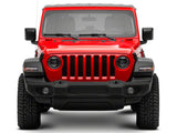 Raxiom 18-23 Jeep Wrangler JL Axial Series 9-In LED Angel Eye Headlights- Blk Housing (Clear Lens) - J167045
