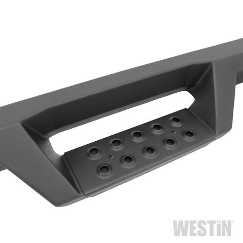 Westin/HDX 16-18 Nissan Titan XD Crew / 17-18 Titan Crew Cab Drop Nerf Step Bars - Textured Black - 56-14025
