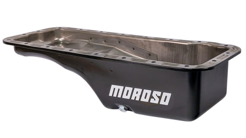 Moroso Ford 352-428 FE Stock (w/Front Sump) Wet Sump 5qt 5in Steel Oil Pan - 20606