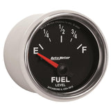 Autometer GS 52mm 0-90 ohms Short Sweep Electronic Fuel Level GM Gauge - 3813