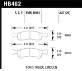 Hawk 03-06 Ford Expedition / 03-06 Lincoln Navigator LTS Street Front Brake - HB462Y.827