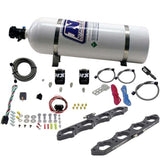 Nitrous Express Ford Coyote 5.0L V8 Nitrous Wet Port Plate Kit w/15lb Bottle - 20956-15