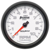 Autometer Phantom II 52.4mm Electronic Vacuum / Boost Gauge 30 In. HG/30 PSI - 7559
