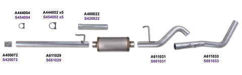 Diamond Eye KIT 3in CB SGL GAS AL FORD 5.4L F150 04-08 - K3320A