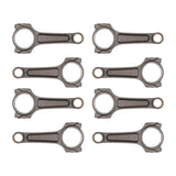 Manley SBC .025in Longer LS/LT1 6.125in Pro Series I Beam Conn Rod 7/16in ARP 625+ - Set of 8 - 14159R6-8