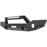 Westin 18-20 Jeep Wrangler WJ2 Full Width Front Bumper w/LED Light Bar Mount Textured Black - 59-80125